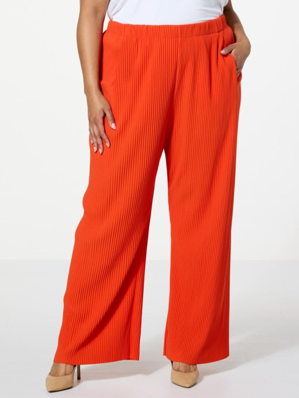 Wynne Layers Pleated Knit Pant - Size: 3X - NIP